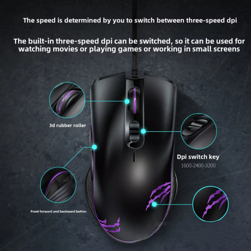 Gaming Mouse Manufacturer - Wholesale RGB Breathing Light Wired