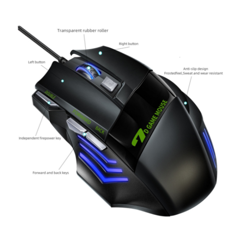 Optical Mouse Manufacturer - Durable Wired Anti Slip Precision