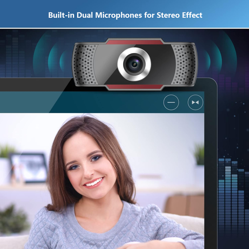 Webcam Manufacturer - 1080P Webcam with Microphone 105