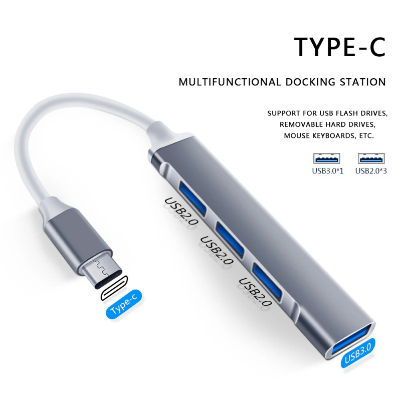 USB Hub Supplier - High Speed USB 3.0 HUB 4 Port
