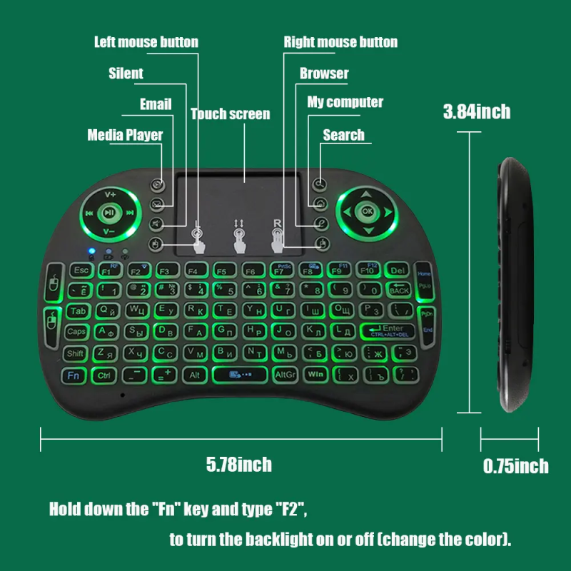 Wireless Keyboard Factory - Factory Hot Sale 2.4G Mini