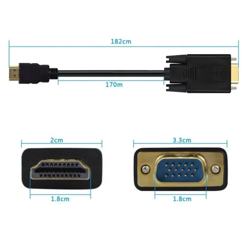 Converter Cable Manufacturer - Factory Price Gold Plated