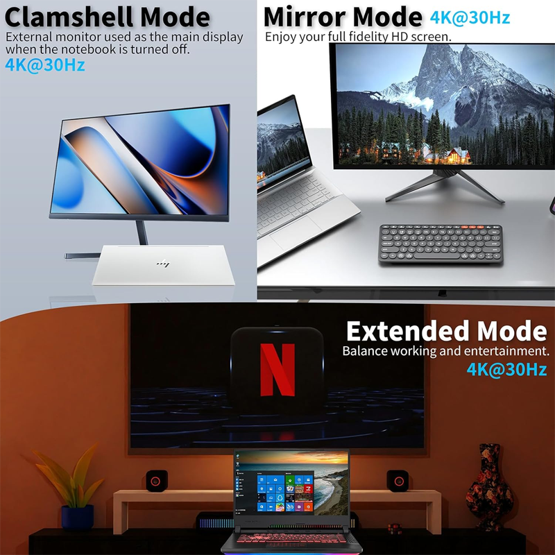 USB Hub Factory - Cross Border 6-Port USB C Hub