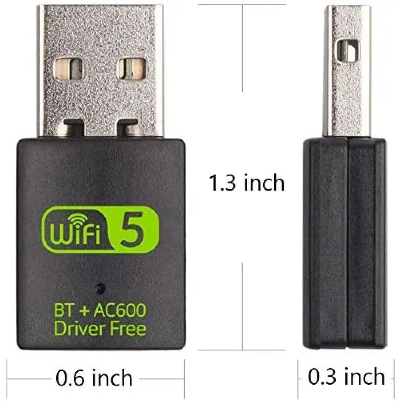 WiFi Adapter Supplier - Free Driver BT+AC600 USB