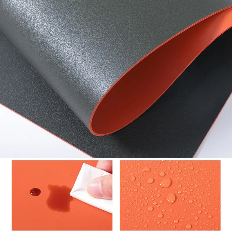 Mouse Pad Supplier - High Quality 23x19 PU Leather Deskmat