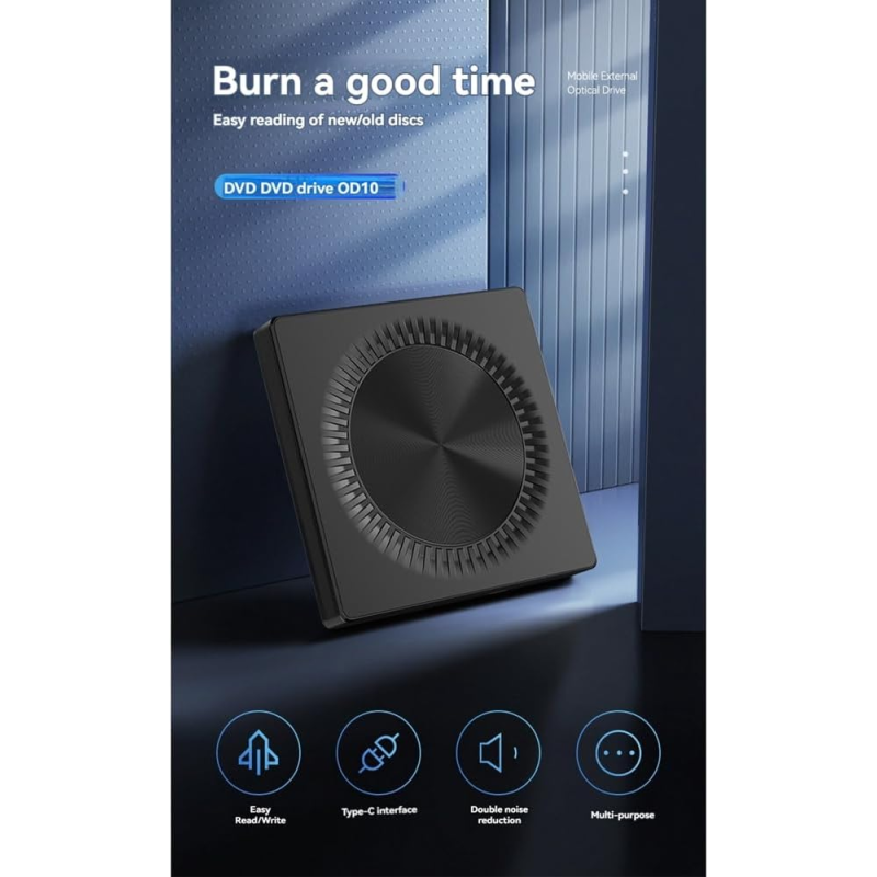 External Drive Factory - Portable 12.7mm CD Writer