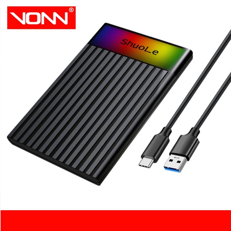 Hard Drive Case Supplier - VONN Type-C RGB Color