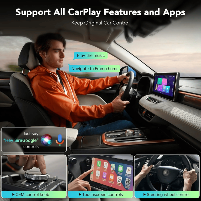 Wireless Adapter Supplier - 2-in-1 CarPlay Android