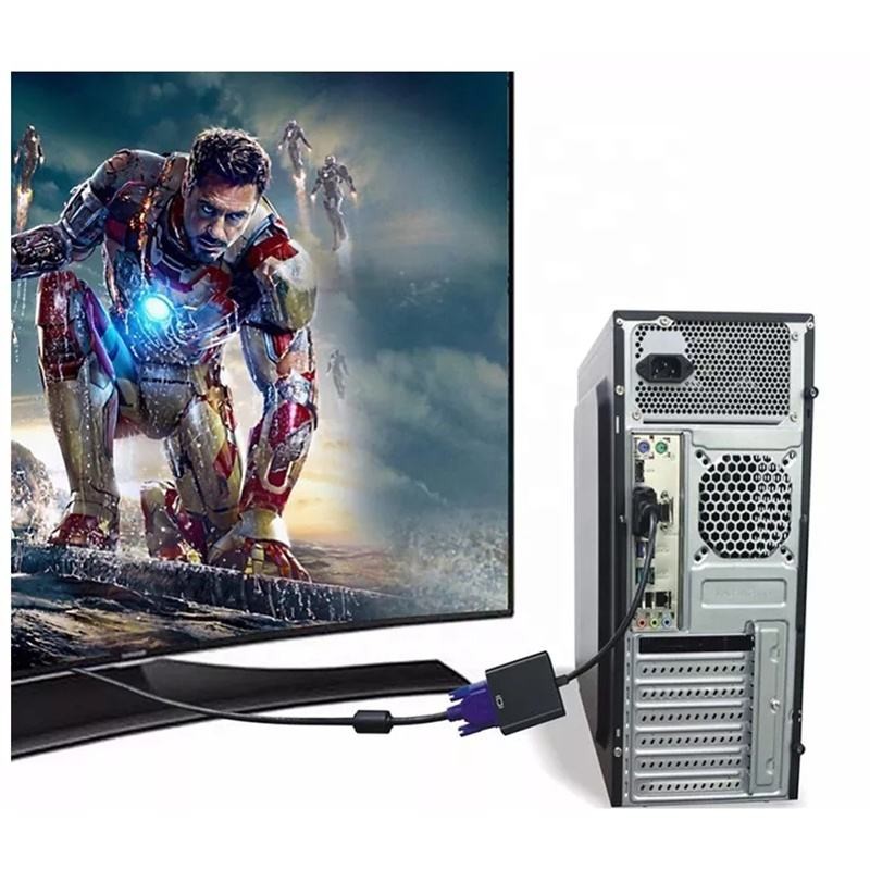 DVI Adapter Factory - Gold Plated 1080p Dvi-d to Vga