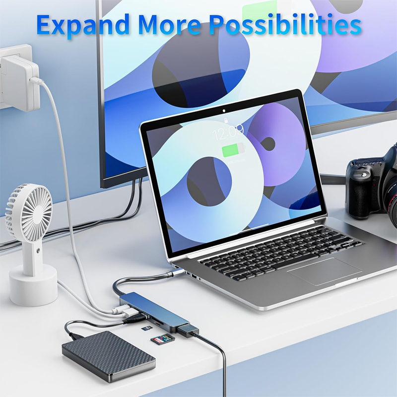 USB Hub Factory - Cross Border 6-Port USB C Hub