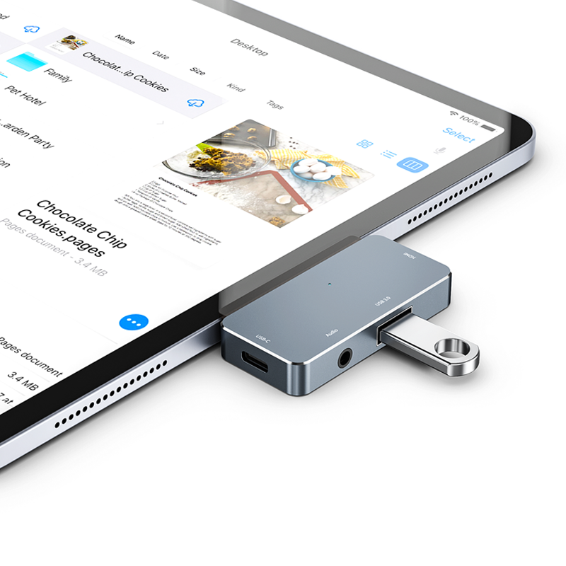 USB Hub Supplier - Removeable Aluminum USB C HUB