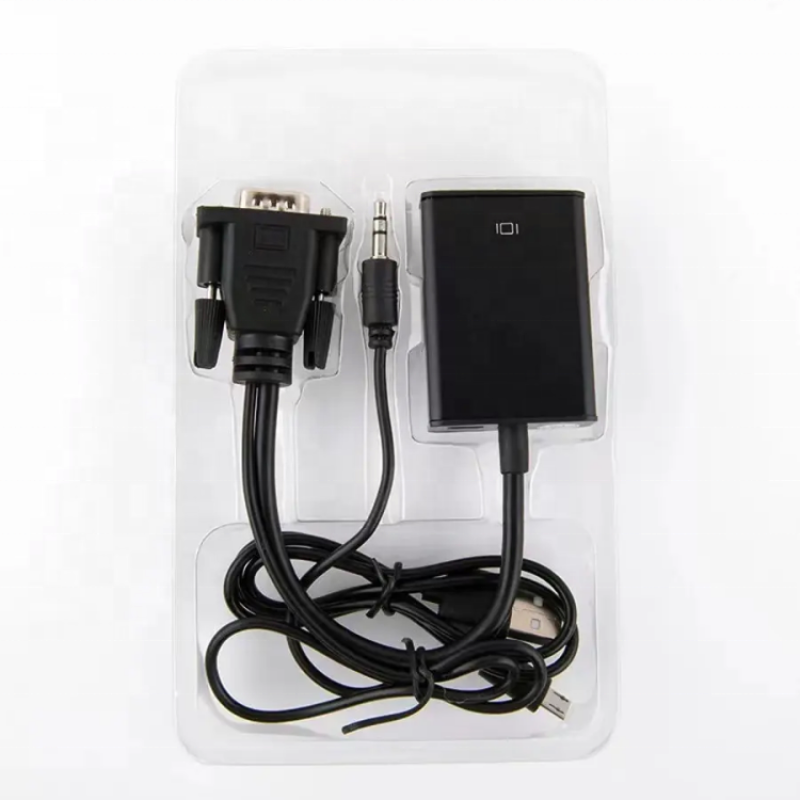 Video Adapter Supplier - HD VGA to Adapter with 3.5mm