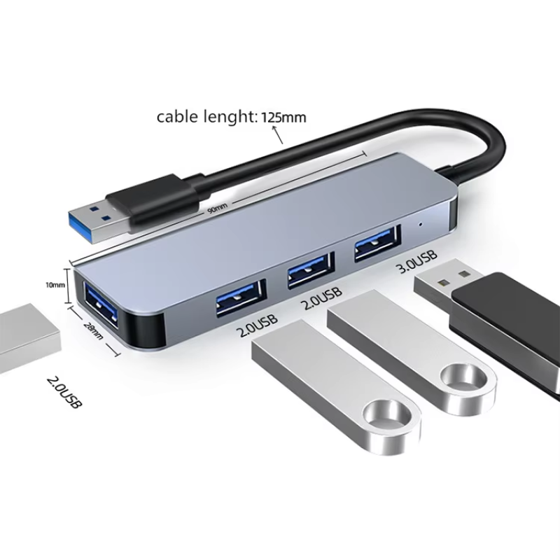 USB Hub Supplier - Hot Sale OEM 4 in 1 HUB