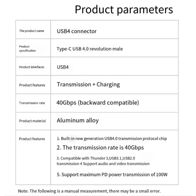 Adapter Manufacturer - Custom Logo USB-C Male