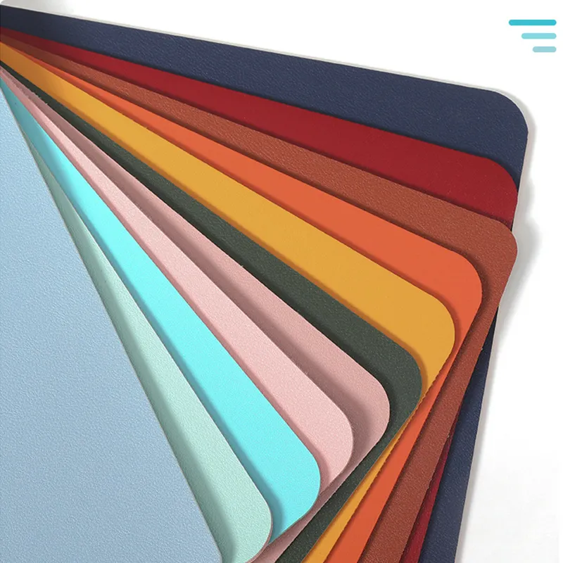 Mouse Pad Supplier - High Quality 23x19 PU Leather Deskmat