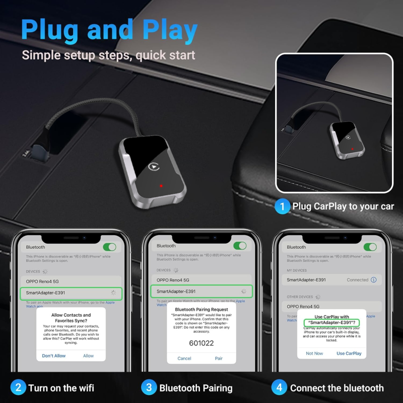Car Adapter Manufacturer - Wireless CarPlay Adapter