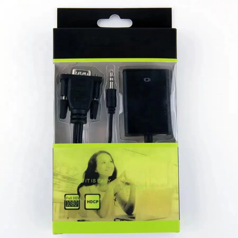 Video Adapter Supplier - HD VGA to Adapter with 3.5mm
