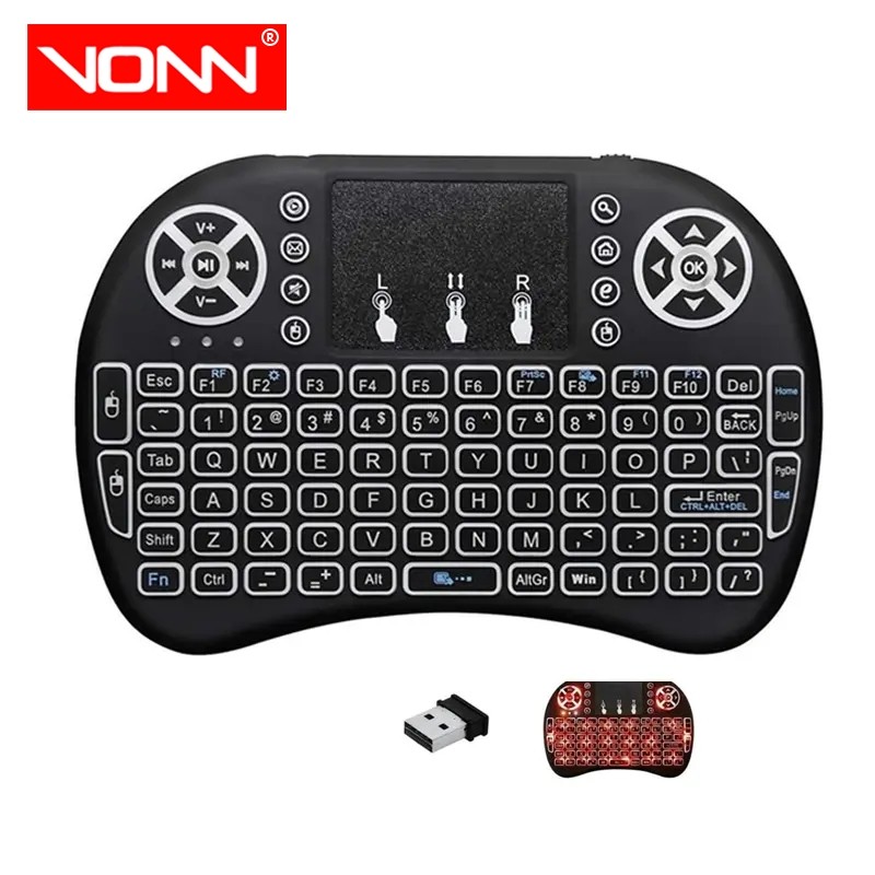 Wireless Keyboard Supplier - VONN I8 Mini USB Wireless 2.4G