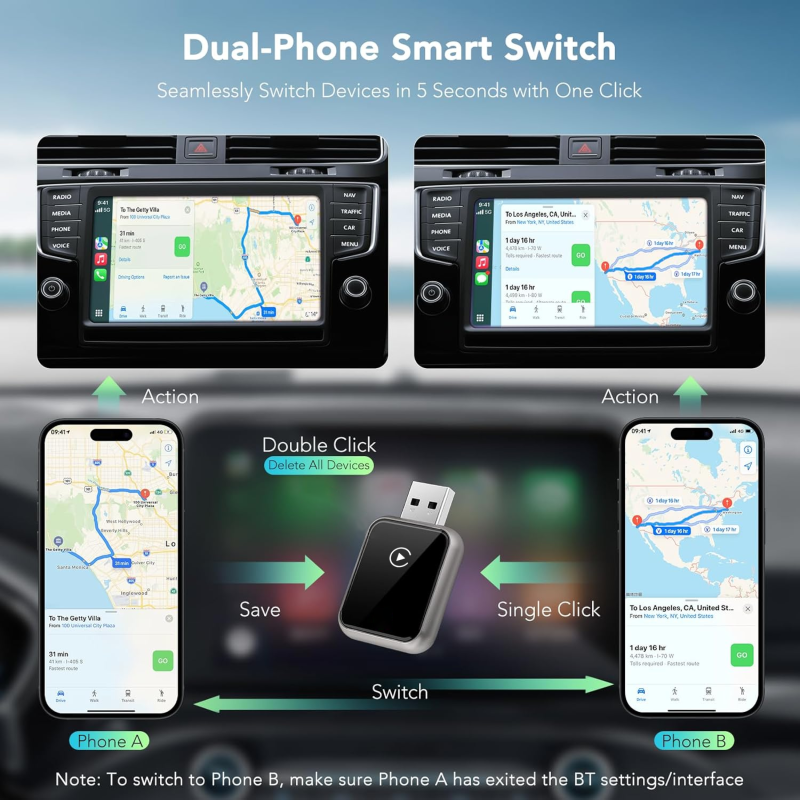 CarPlay Dongle Factory - Universal Mini Wireless