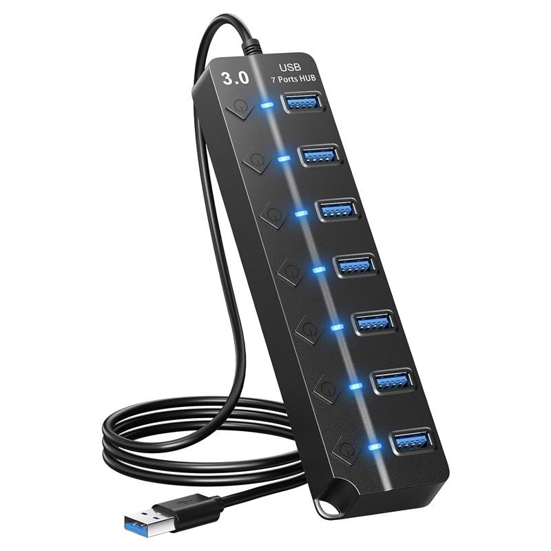 USB Hub Manufacturer - Hot Sale 7port USB3.0 Driver