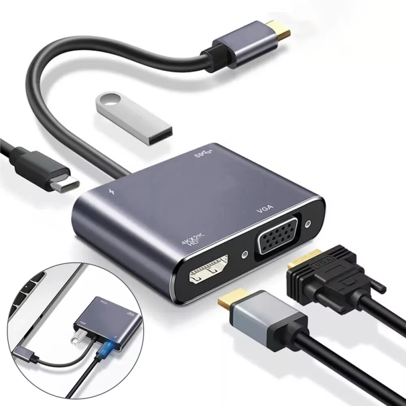 Docking Station Supplier - Hot Sale Type C 4 in 1