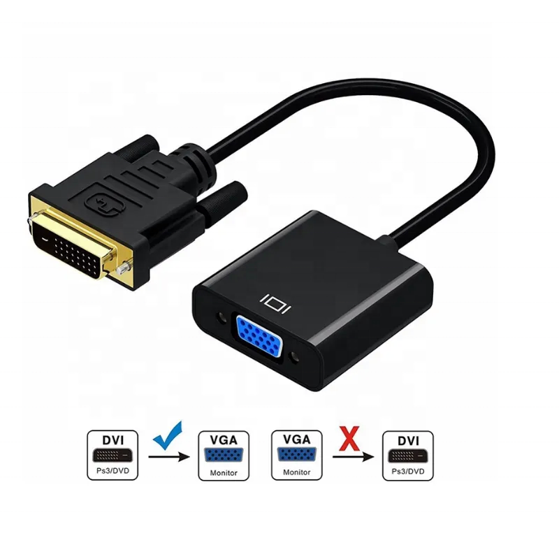Video Converter Supplier - HD 1080P DVI to VGA Cable