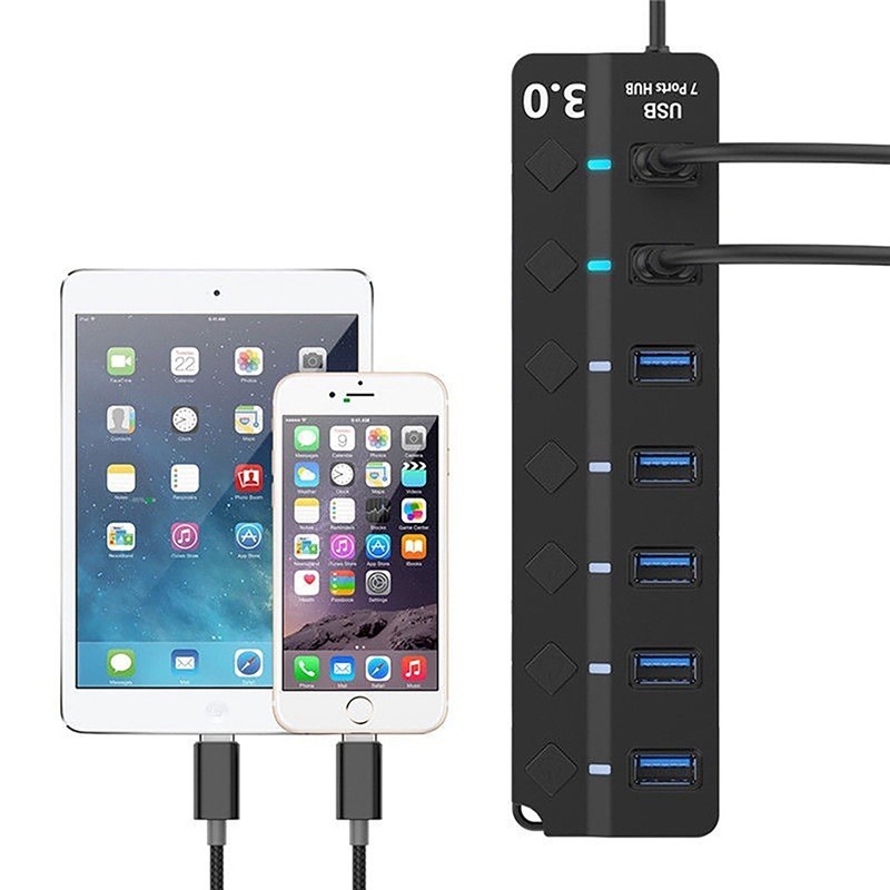 USB Hub Manufacturer - Hot Sale 7port USB3.0 Driver