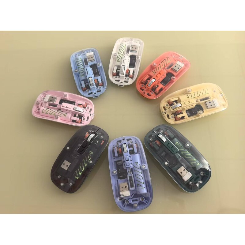 Wireless Mouse Manufacturer - Wholesale 3D Mini Transparent 1600 DPI