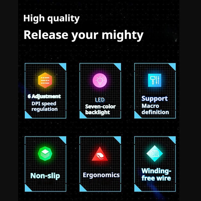 Gaming Mouse Factory - G502 Ergonomic RGB Optical Adjustable DPI