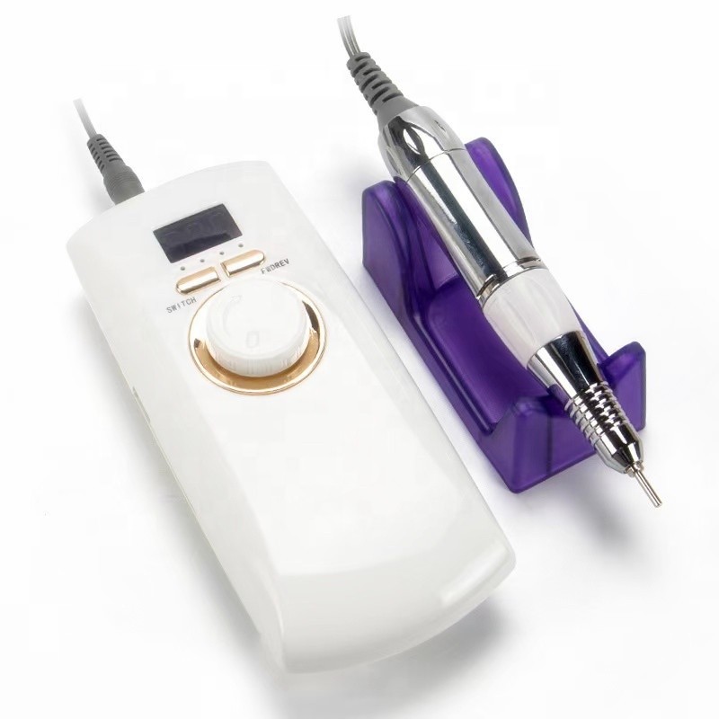 Trendy Portable Nail File Machines Lightweight Handpiece Manicure Pedicure Acrylic Salon Tool Nail Drill for Home Use Nail Art