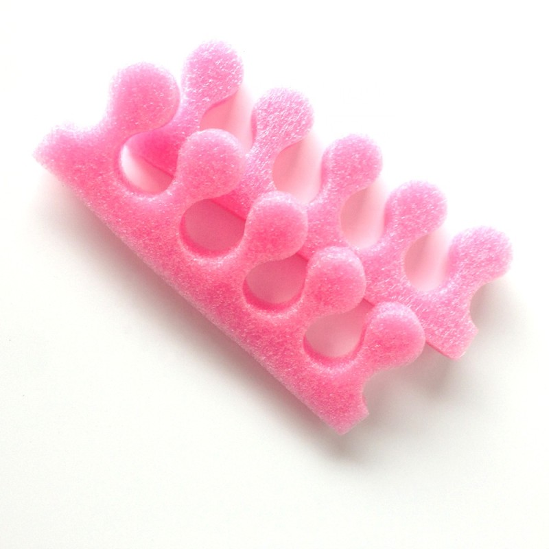Good Quality Toe Separator New Design 3holes Foam Toe Separators for Spa Salon  Nail Beauty