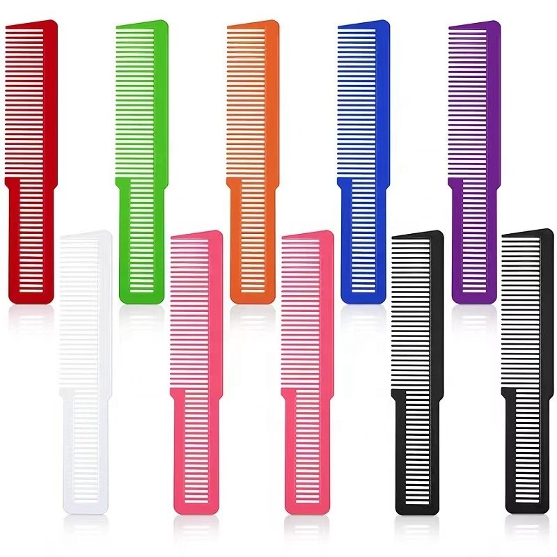 Hot Selling Carbon Hair Comb Pro Salon Barber Cutting Comb Small Order Do Customized
