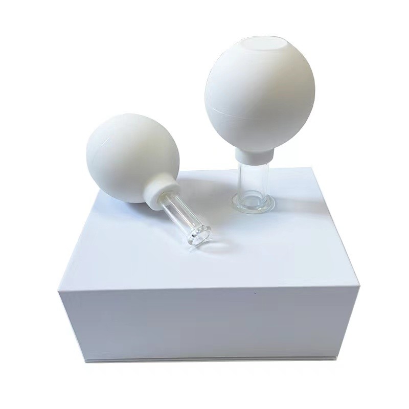 Silicone Chineses  Medical Therapy Cupping Rubber Vacuum Cupping Glasses Massage Body Cups Anti Cellulite Cans Face Massage