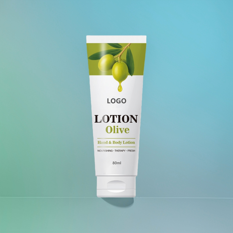 Customized Logo Olive  Hand and Body Cream Lotion  Gift Packing