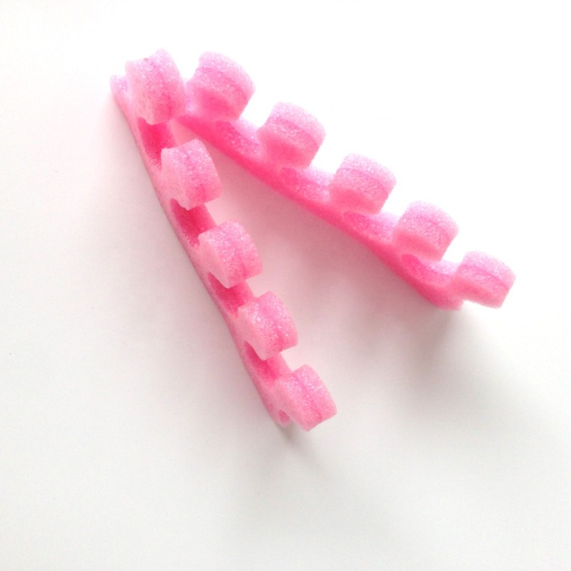 Good Quality Toe Separator New Design 3holes Foam Toe Separators for Spa Salon  Nail Beauty