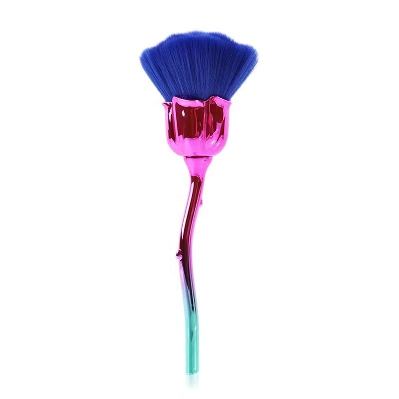 Rose Nail Art Dust Brush for Manicure Beauty Brush Blush Powder Brushes Fashion Gel Nail Accessories