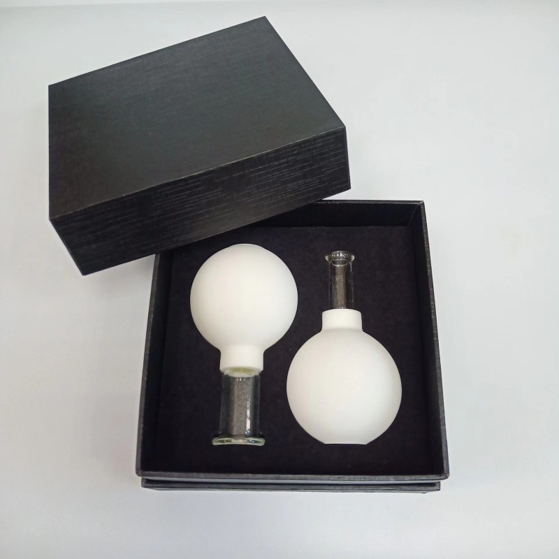 Silicone Chineses  Medical Therapy Cupping Rubber Vacuum Cupping Glasses Massage Body Cups Anti Cellulite Cans Face Massage