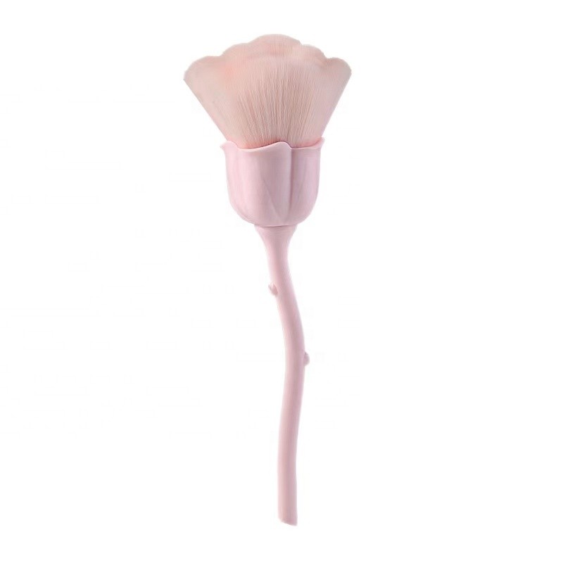 Rose Nail Art Dust Brush for Manicure Beauty Brush Blush Powder Brushes Fashion Gel Nail Accessories
