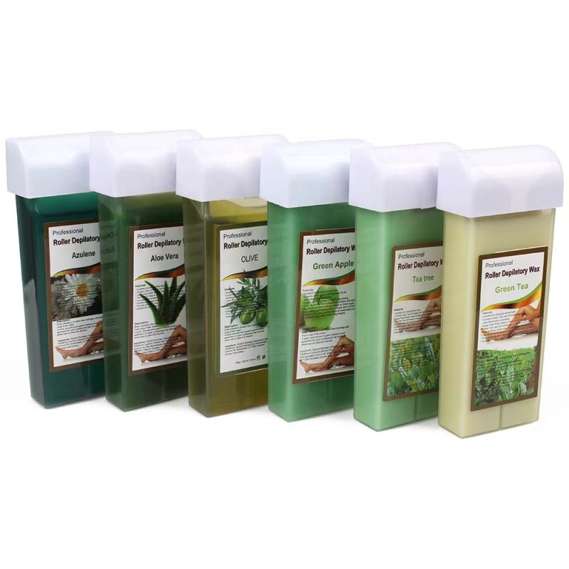 Professional 100g Depilatory Wax Roll Type  Hot Selling Wholesale Roll-on Wax  for Hair Removal