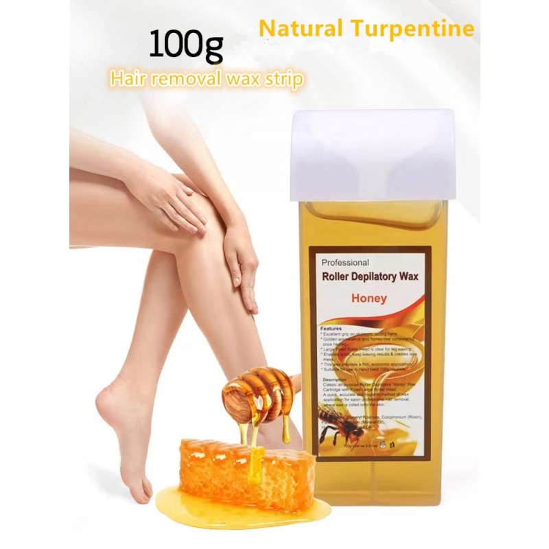 Professional 100g Depilatory Wax Roll Type  Hot Selling Wholesale Roll-on Wax  for Hair Removal