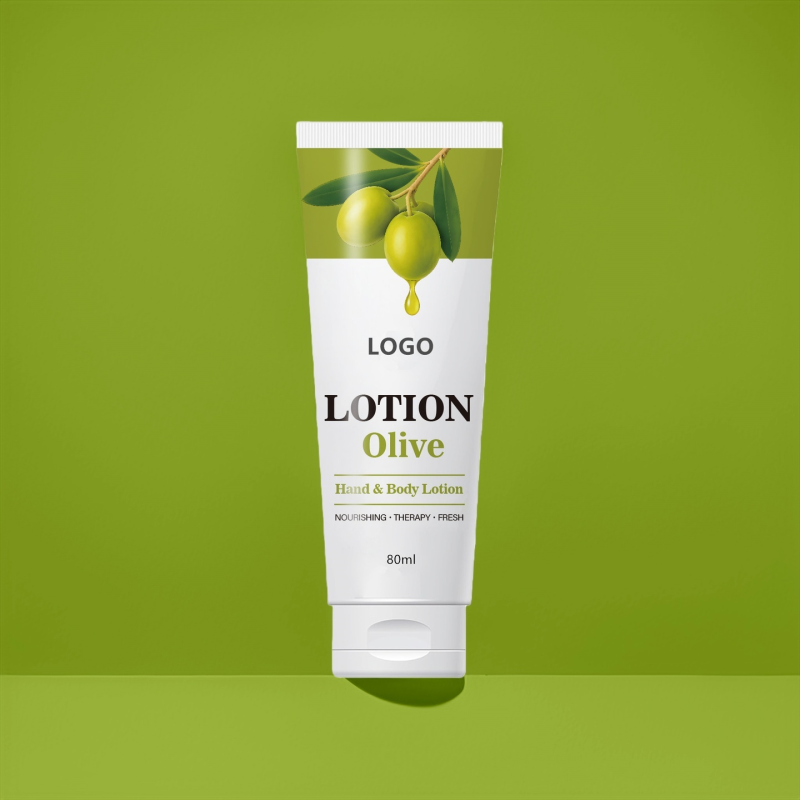 Customized Logo Olive  Hand and Body Cream Lotion  Gift Packing
