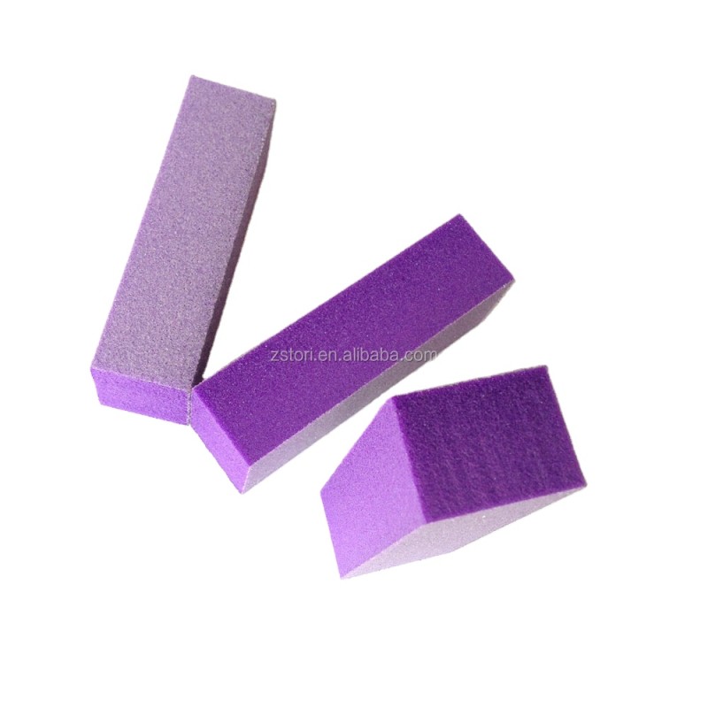 Hot Sale Nail Beauty Tool Disposable Nail Buffer Block with 3 Sides