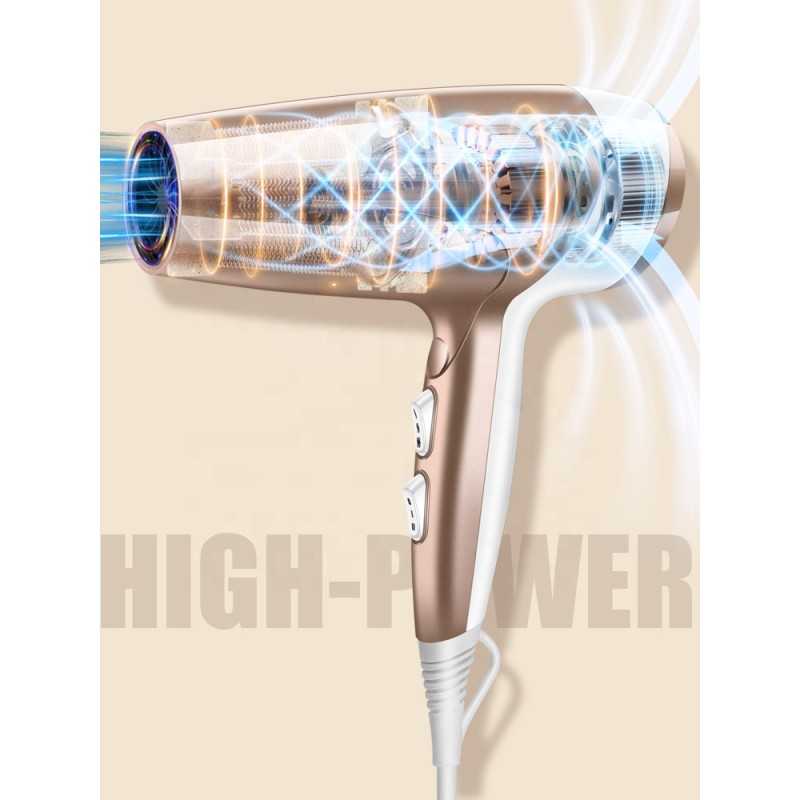 Professional OEM Salon Ionic Hair Dryer With Blue or Red Light