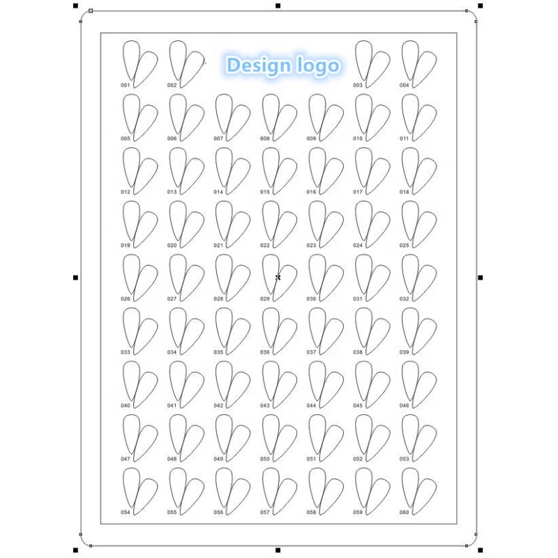 120/180/200 Colors Nail Polish Gel Color Book Board Acrylic Show Nail Color Chart Book Display Card