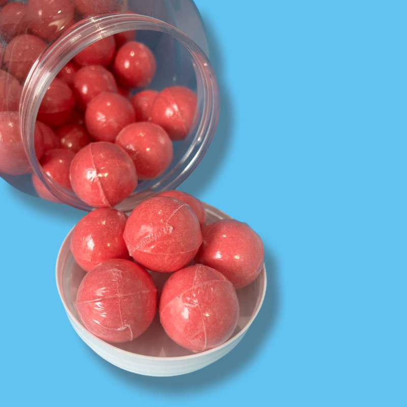 Wholesale  60pcs/jar  Colorful Bathbombs Organic Fizzy Bath Bombs for  Foot Spa Bath Salt Bomb Pedicure Soak