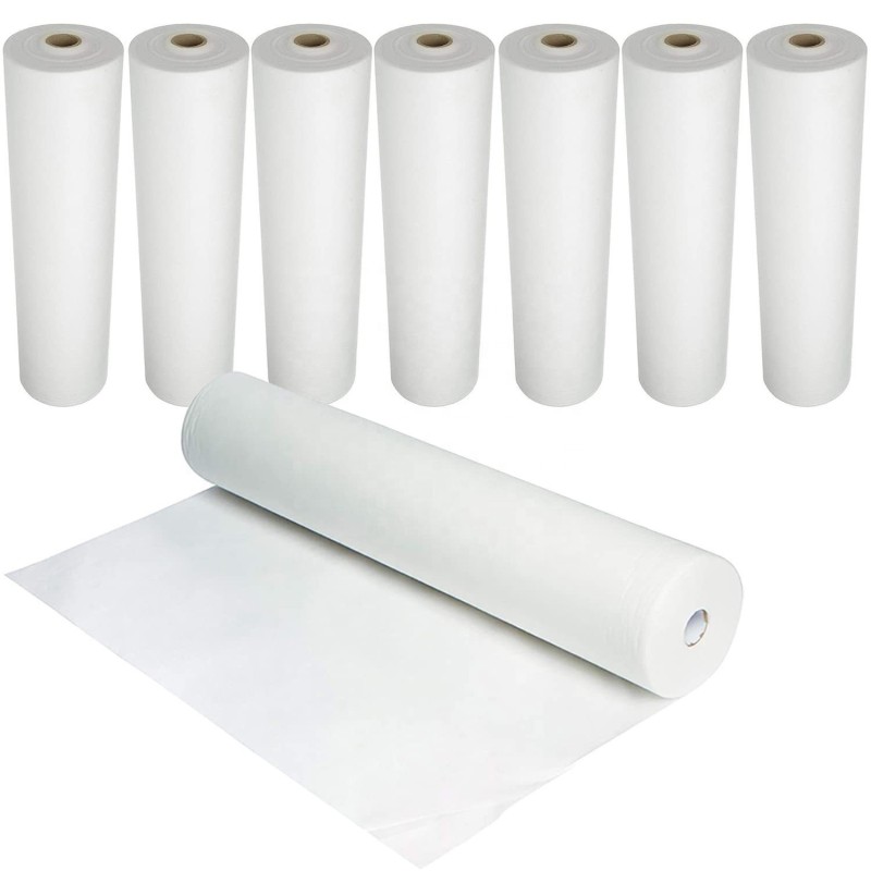 Disposable Smooth Paper Rolls Smooth Table Paper Roll White Paper Bed Cover Roll for Exam Table