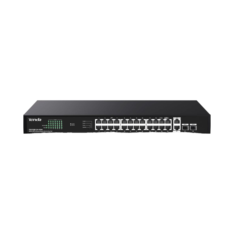 POE Switch Manufacturer - Tenda TEG1128P 24-Port