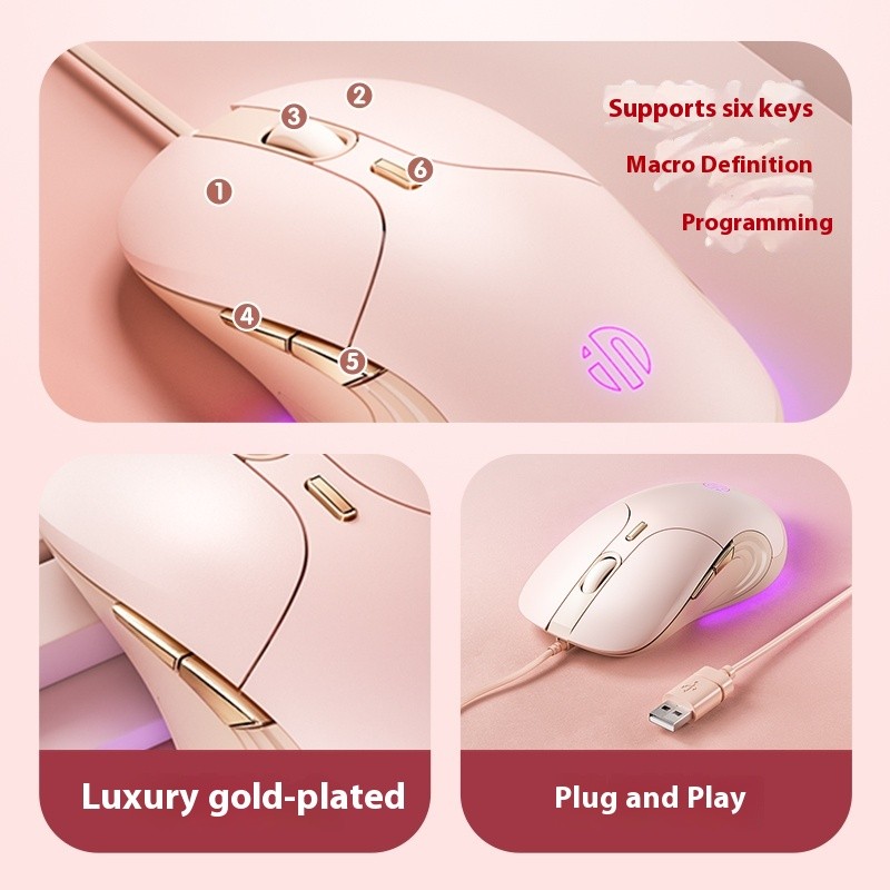 Gaming Mouse Factory - Inphic B8 Wired LED