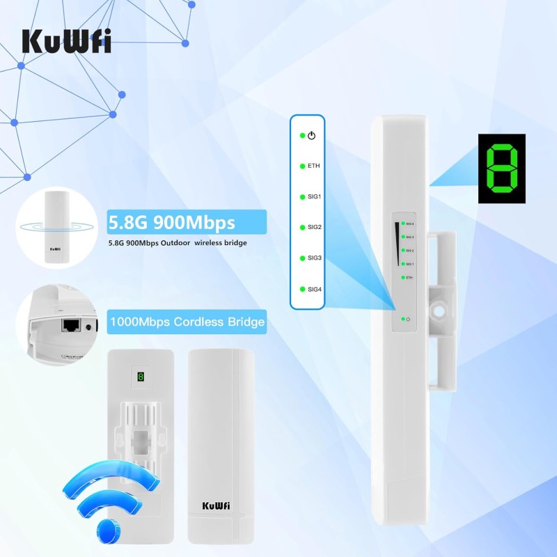 Outdoor AP Supplier - KuWFi KF-N630 5GHz 900Mbps