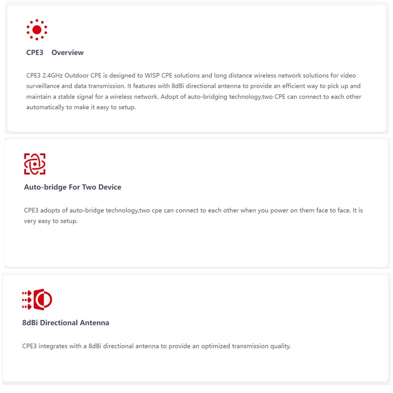 Outdoor AP Manufacturer - IP-COM CPE 3 Outdoor